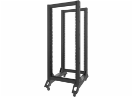 Lanberg 19&#39;&#39; otevřená racková skříň 27U 600x800mm černá (OR01-6827-B)