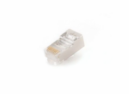 GEMBIRD PLUG5SP/50 Shielded modular plug 30u gold plated 50 pcs solid and stranded