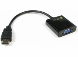 AV adaptér Techly HDMI - D-Sub (VGA) + Jack 3,5 mm černý (306493)