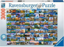 Puzzle 3000 dílků 99 krásných míst v Evropě Puzzle 3000 dílků 99 krásných míst v Evropě