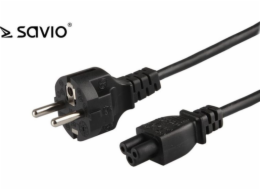 Napájecí kabel Elmak Napájecí kabel \ &#39;čtyřlístek \&#39; Savio CL-81 1,8m, multibalení 10 ks, 3x0,75mm2-SAVIO CL-81Z