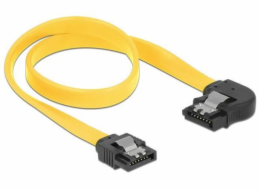 DeLock 82824 SATA3-Kabel SATA3-Stecker auf SATA3-Stecker 90° (links) žlutá 30 cm