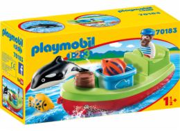 Playmobil Seemann mit Fischerboot