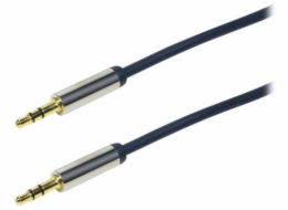 Kabel LogiLink Jack 3,5 mm – Jack 3,5 mm 0,5 m modrý (CA10050)