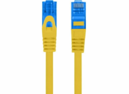 Lanberg Patchcord Cat. 6A S/FTP LSZH CCA 0,5 m žluté flke prošel Lanberg