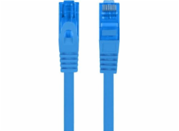 LANBERG Patch kabel cat6A FTP LSZH CCA 10m modrý Fluke Passed  