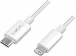 LogiLink Kabel USB-C na Lightning 1m bílý