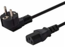 SAVIO CL-146 Power cable Schuko IEC C13  3 m  Black