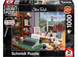 SCHMIDTS Puzzle 1000 dílků STEVE READ (Secret Puzzle) Na stole