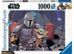 Puzzle Ravensburger 1000 dílků Mandalorian