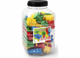 Wader Kids Blocks Bricks v kontejneru se 70 prvky
