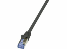 LOGILINK CQ4093S LOGILINK - Cat.6A Patch cable made from Cat.7 raw cable, black, 10m