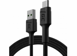 Green Cell KABGC22 USB kabel USB 2.0 1,2 m USB A USB C Černá