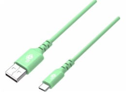 USB kabel TB TB USB-USB C kabel 1m silikonový zelený