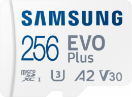 Samsung micro SDXC karta 256GB EVO Plus + SD adaptér