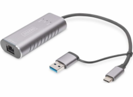 Adapter DN-3028, USB-C 3.2 > Gigabit 2,5 Gbps