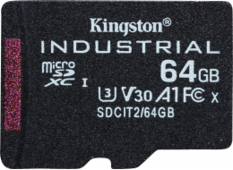 Kingston Industrial 64GB microSDHC, paměťová karta
