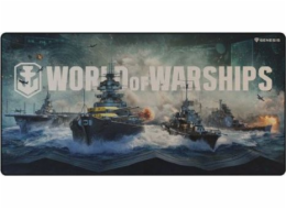 Herní podložka pod myš Genesis CARBON 500 WORLD of WARSHIPS ARMADA, MAXI 90x45cm