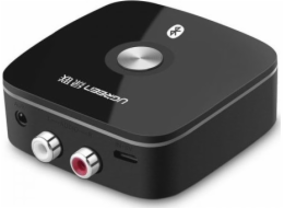 Adaptér přijímače Bluetooth 5.0 UGREEN 2x RCA, 3,5mm jack, aptX černý