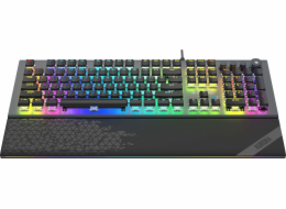 iBox Aurora K-5 Klávesnice USB QWERTY stříbrná