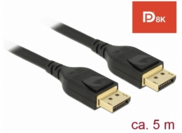 Delock - Kabel DisplayPort - DisplayPort (M) do DisplayPort (M) - DisplayPort 1.4 - 5 m - podpora 8K - černá