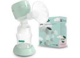 Neno Uno elektronická odsávačka mléka, 6 úrovní stimulace, 9 režimů odsávání, USB-C nabíjení, bez BPA, zelená