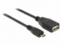 Delock - Kabel USB - Micro USB typ B (M) do USB (F) - USB 2.0 OTG - 50 cm