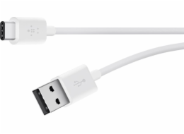 Belkin USB kabel USB-A na USB-C kabel 3m bílý