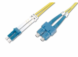 Digitus Fiber Optic Patch Cord SC (APC) to LC (PC), Singlemode 09/125 µ, Duplex Length 2 m