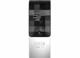 Silicon Power Mobile C31 USB flash drive 32 GB USB Type-A / USB Type-C 3.2 Gen 1 (3.1 Gen 1) Black  Silver PAMSLPFLD0061