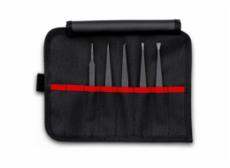KNIPEX Kunststoffpinzetten-Set, ESD 5tlg