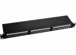 A-LAN Patch panel 1U 19 STP 24p. cat6 LSA police Q-LANTEC - PK-S6-1