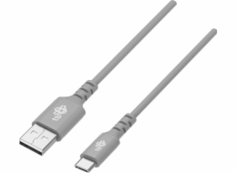 USB kabel TB TB USB-USB C kabel 1m silikonově šedý