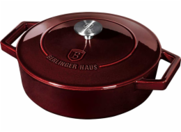 BerlingerHaus pekáč s poklicí litinový 26cm BH-6498 Burgundy Line