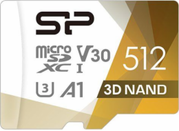 Silicon Power Superior Pro Colorful memory card 512 GB MicroSDXC Class 10 UHS-I + SD adapter (SP512GBSTXDU3V20AB)