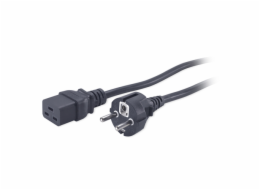 Napájací kabel, C19 na CEE/7 Schuko, 2,5 m