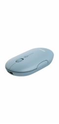 TRUST myš PUCK, bezdrátová, USB, modrá, bluetooth