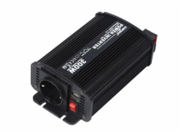 Napěťový měnič Carspa CAR300U-12 12V/230V+USB 300W, modifikovaná sinus 