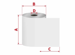 Kotouček 80/80/17mm, 45V (gramáž 75g/m2) Termocitlivý (58 m)