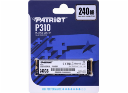 PATRIOT P310/240GB/SSD/M.2 NVMe/3R