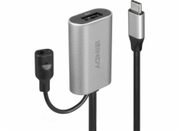 Aktivní prodlužovací kabel Lindy USB 3.2 Gen 1, USB-C samec > USB-A samice