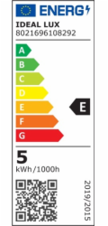 Ideal Lux LED GU10 5W VETRO 108292