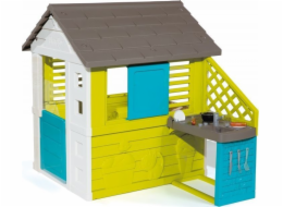 Smoby Pretty domeček s letní kuchyňkou, zahradním herním vybavením