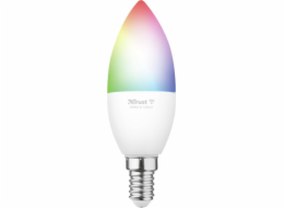 Trust Smart WiFi LED RGB&white ambience Candle E14 - barevná