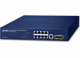 PLANET 10/100/1000T + 2-Port Managed L2/L4 Gigabit Ethernet (10/100/1000) 1U Blue