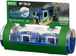 BRIO World Tunnel Box Subway Glow in the Dark, autíčko