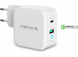 Nevox 65W USB - C Power Delivery (PD) + Q3.0, nabíječka