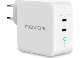 Nevox 100W DUAL USB-C Power Delivery, nabíječka