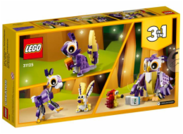 LEGO 31125 Creator 3-in-1 Wald-Fabelwesen, Konstruktionsspielzeug