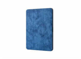 Kožené pouzdro Devia se slotem na tužku (2018) iPad Pro 11 Blue